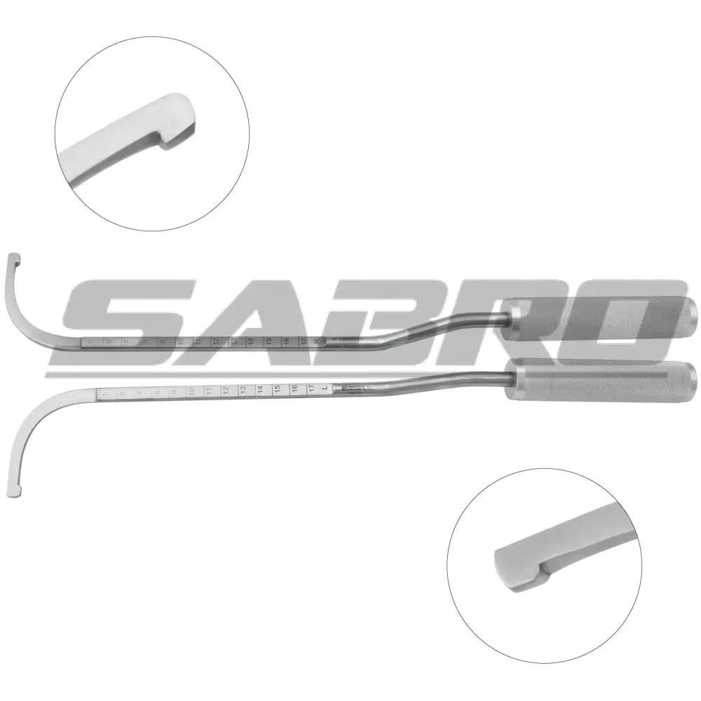 Agris-Dingman Submammary Breast Dissector Set of Two - Right & Left