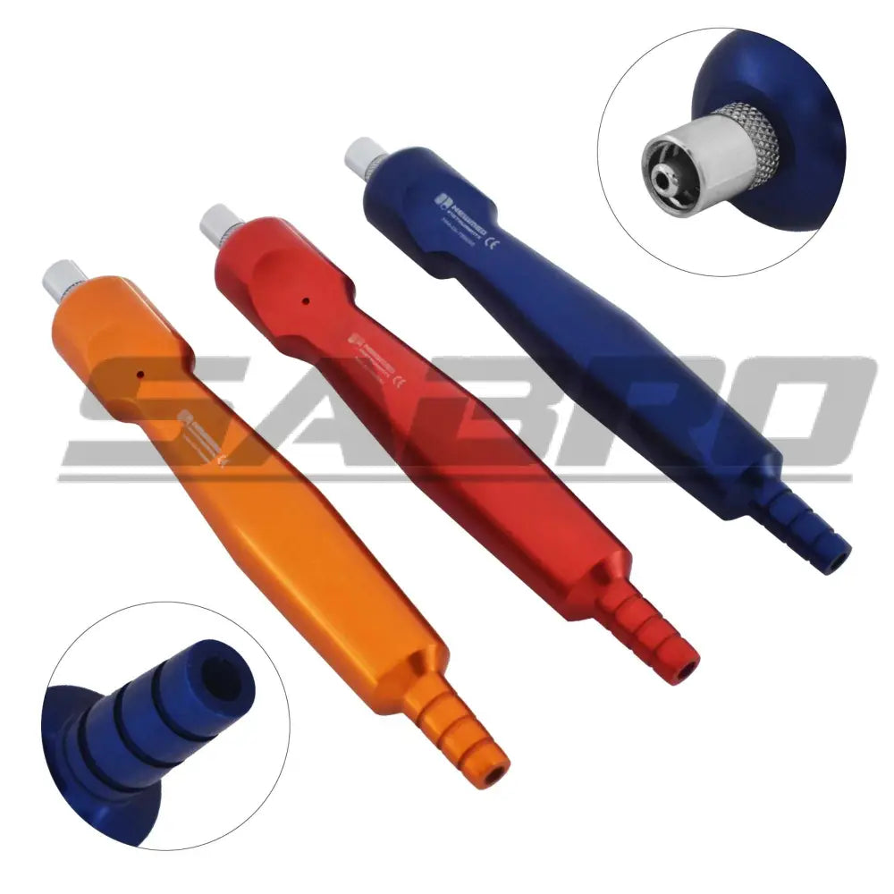 Aspiration Vented Klein Luer Lock Handle Set of 3 Pcs