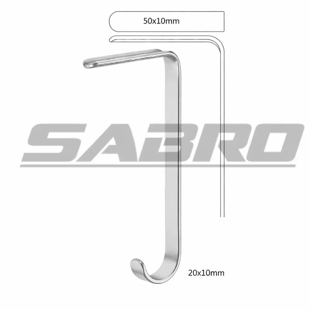 Aufricht Daniel nasal retractor - 11cm 50x10mm