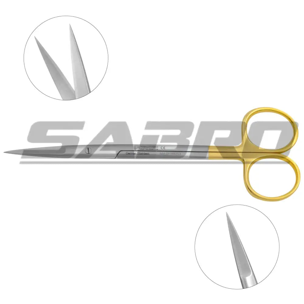 Aufricht Fine Scissors straight Blades.