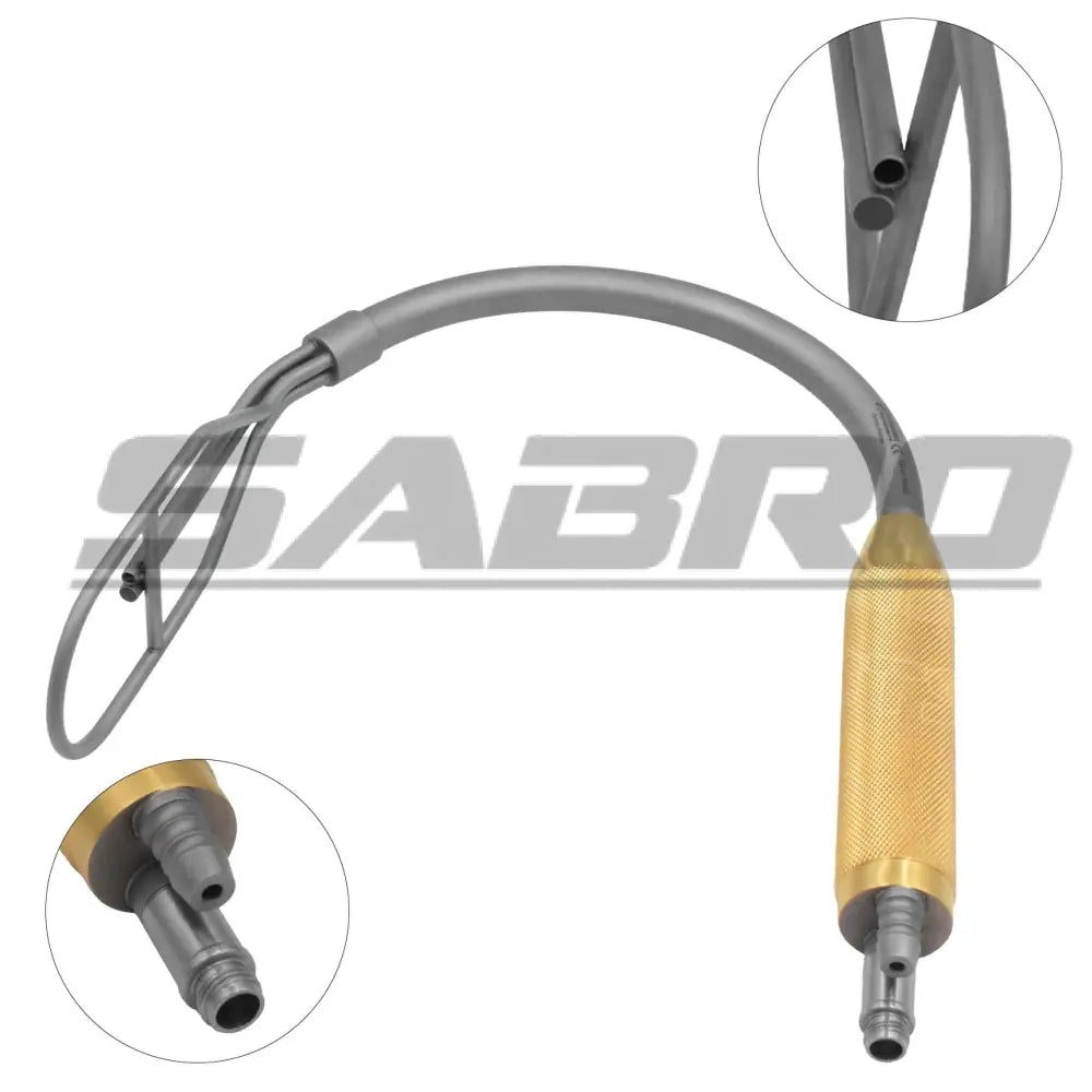 Biggs Mammoplasty Retractor W/ Fiber optics and Suction Tube Narrow