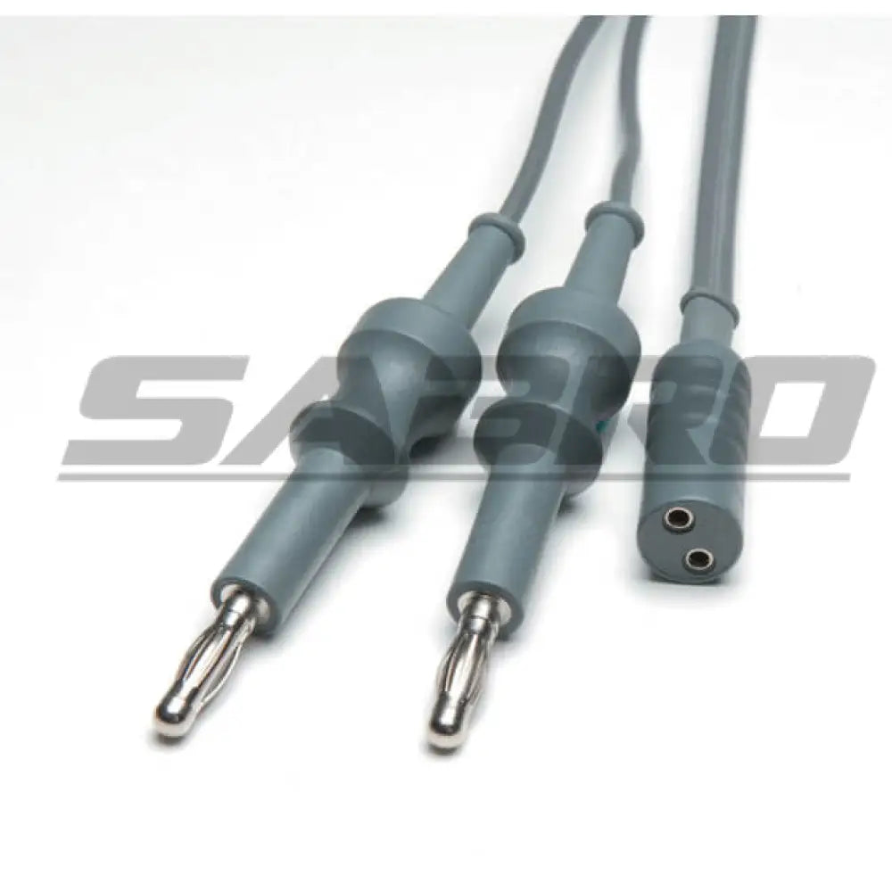 Bipolar Cable For Bipolar Forceps 2 Banana 2 Pin Plug Straight 10 (3m) Length