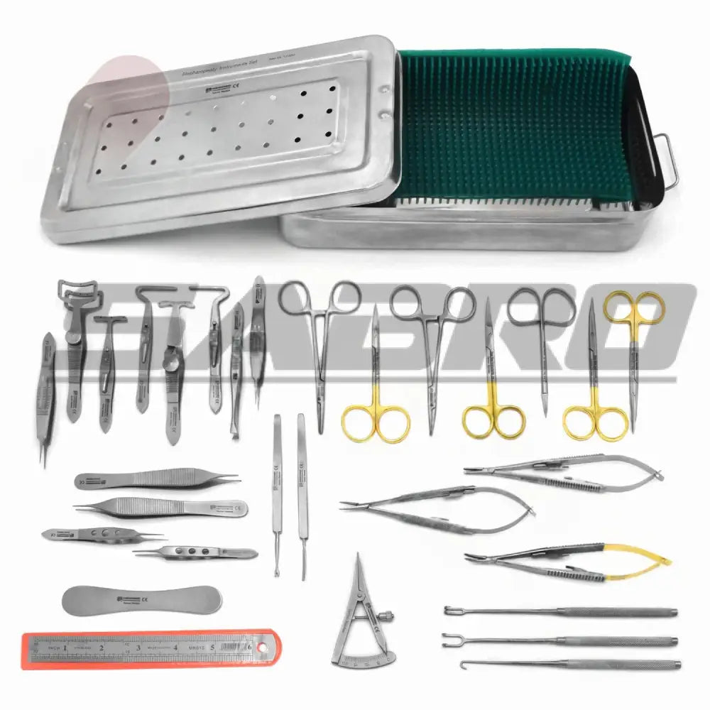 Blepharoplasty Instruments Set of 30 Pieces Micro Eye Surgery Set