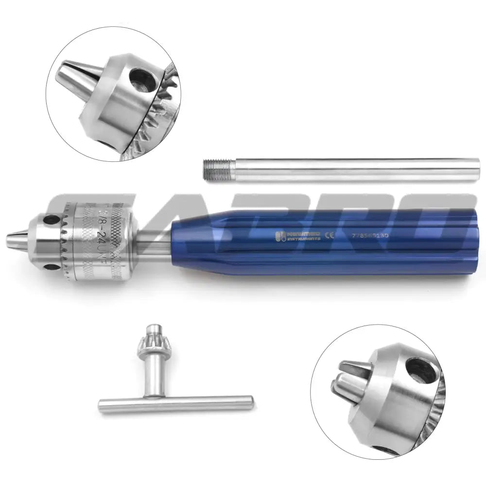 Chuck with Key Aluminium Handle