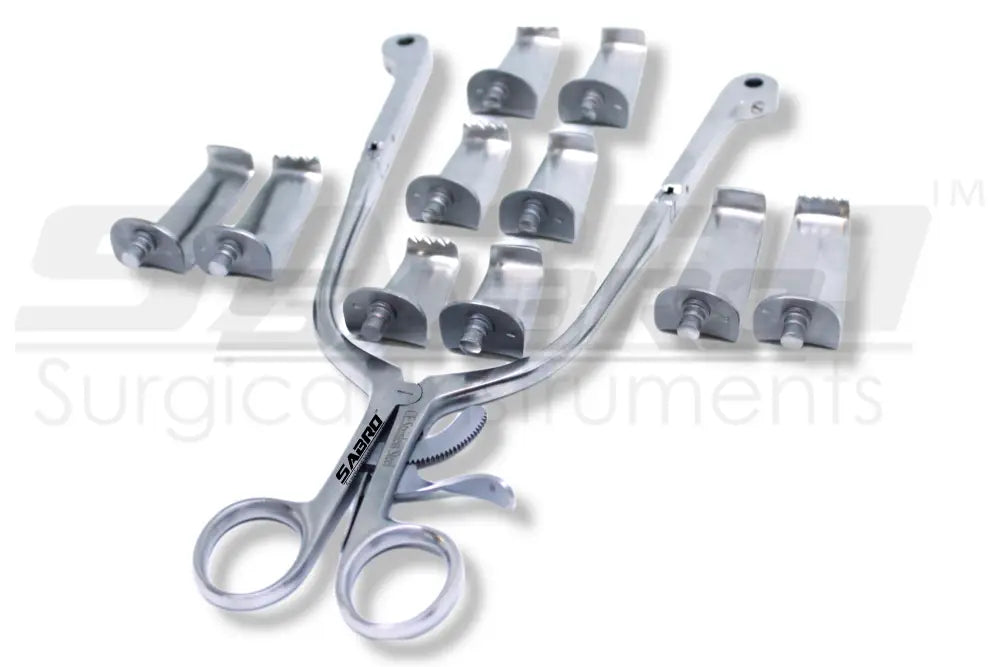 Cloward Retractor Set With 10 Blades Surgical Instruments