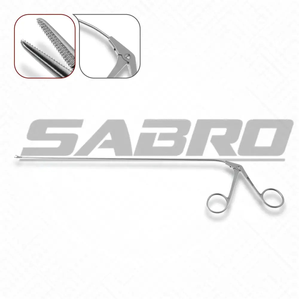 Feder-Ossoff Microlaryngeal Grasping Forceps – Delicate Serrated Jaw