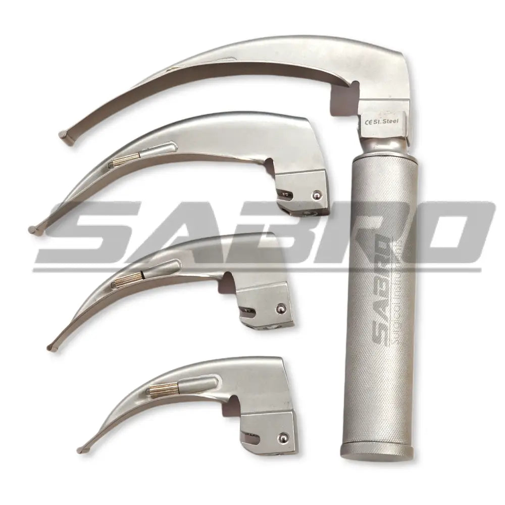 Laryngoscope Adult With 4 Blades Surgical Instruments