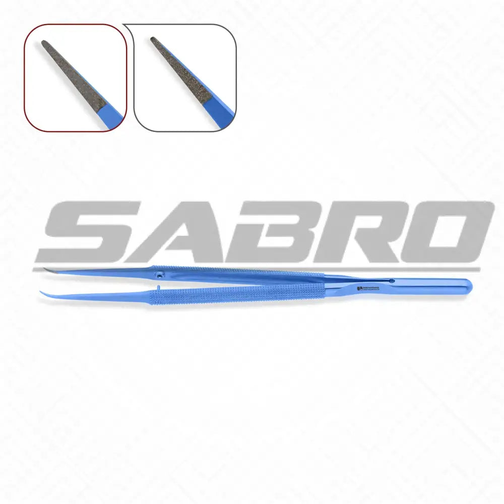 Micro Forceps Round Handle w/Counter balance Titanium