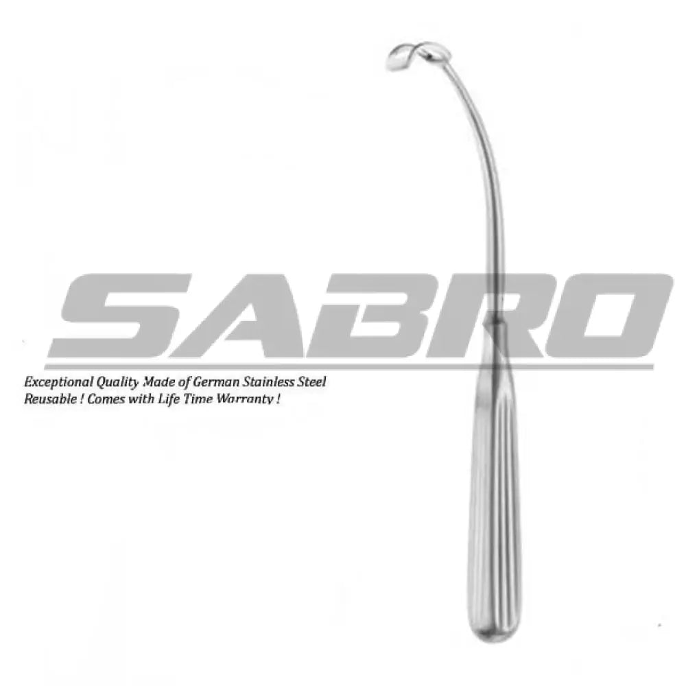 Shambaugh Adenoid Curette - Curved Backwards Stainless Steel