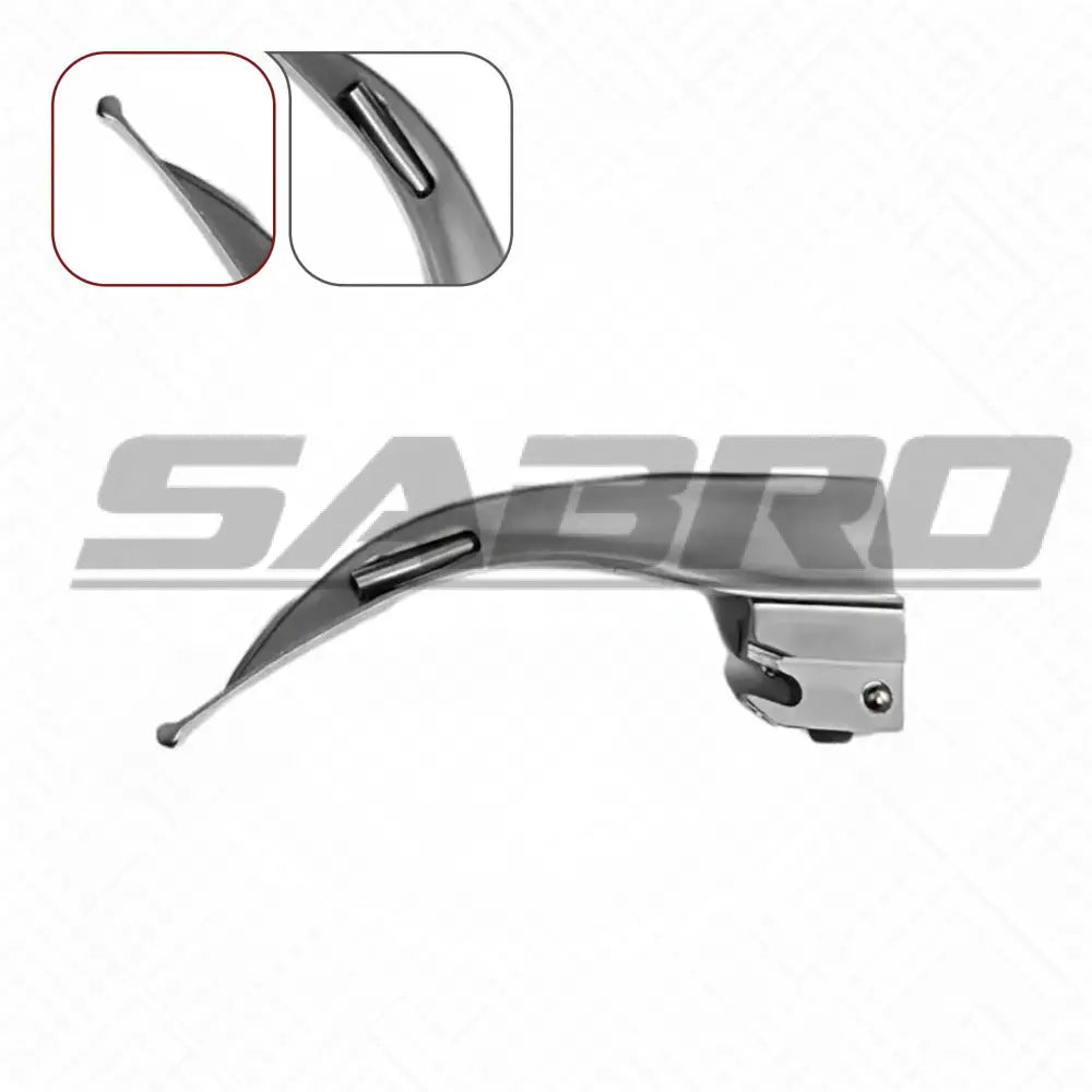 1- Macintosh Disposable Fiber optic Laryngoscope Blade #4