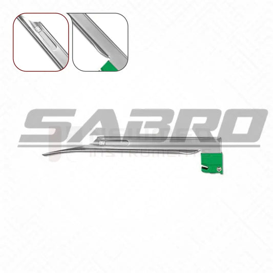 4-Disposable Miller Fiber Optic Laryngoscope Blade #4