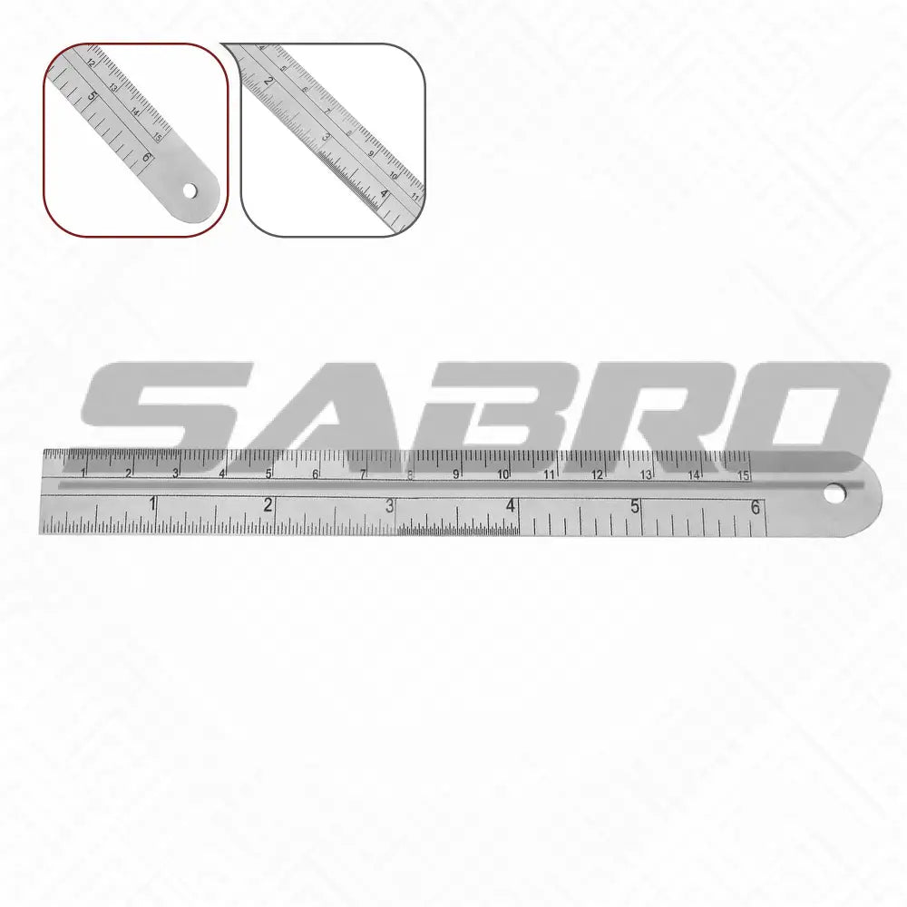 6″ Stainless Steel Ruler