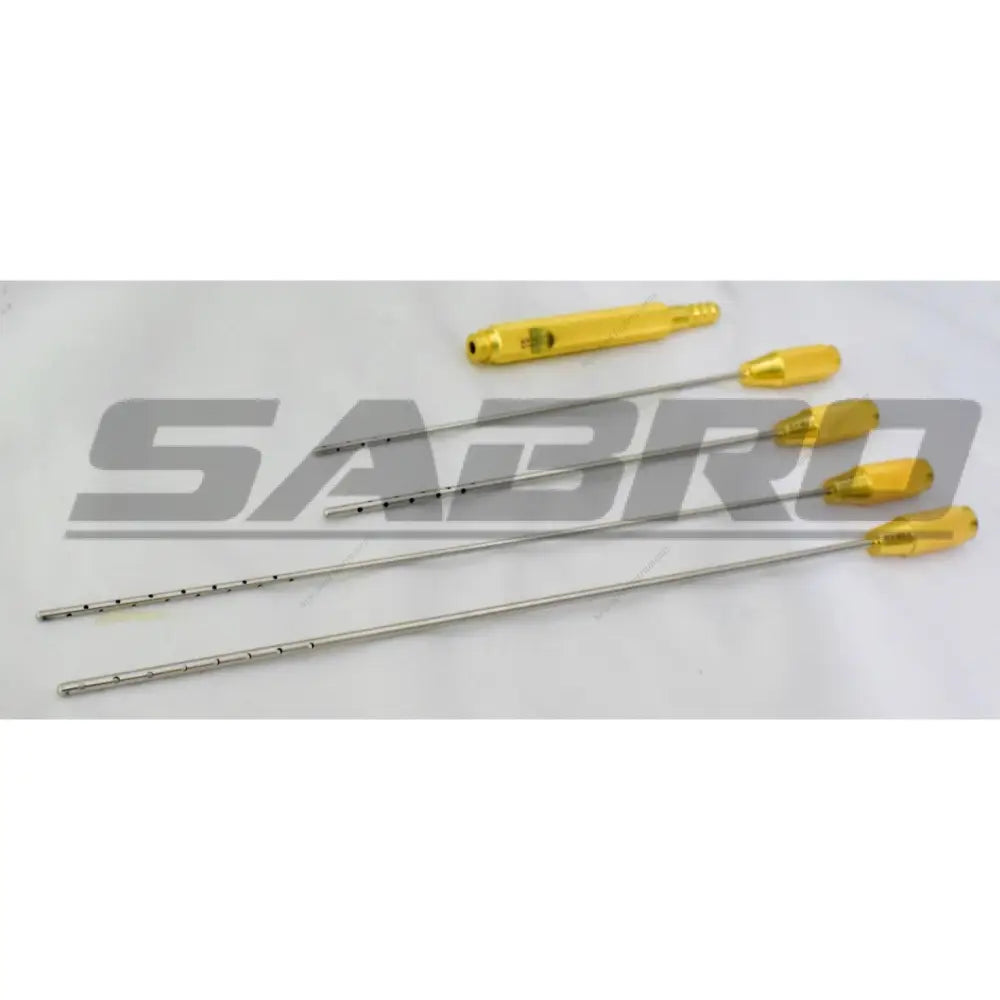 Abdomen - saddlebag Infiltration Liposuction Cannula set with handle