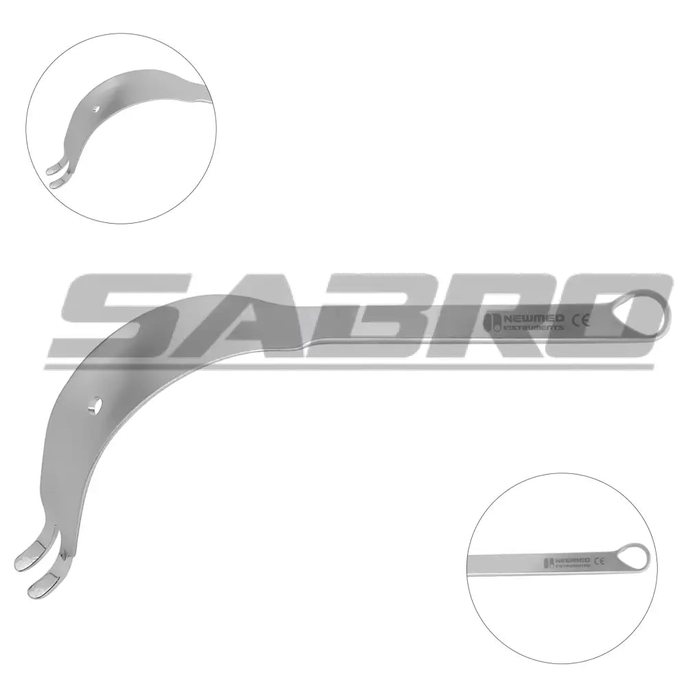 Acetabular Retractor Narrow Double Prong