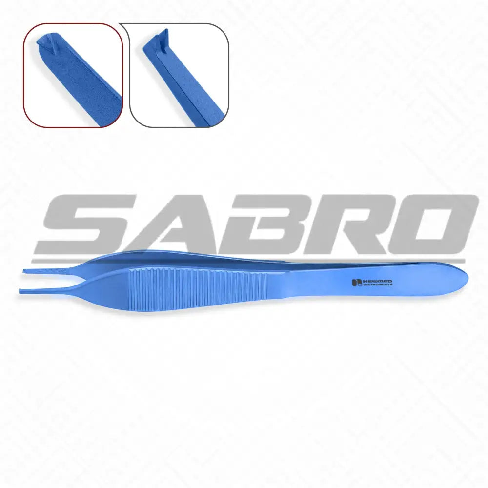 Adson Tissue Forceps Titanium Flat Handle