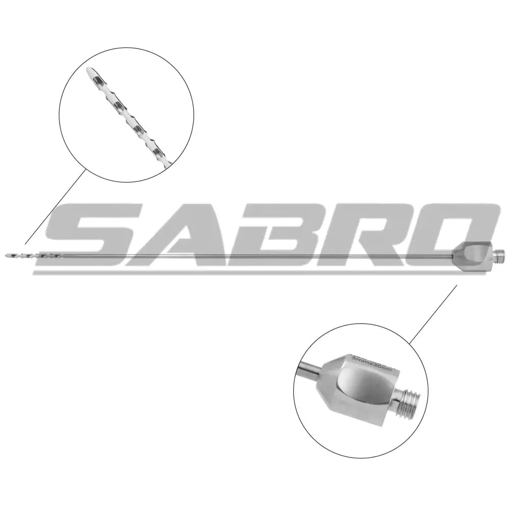Aggressive Large Volume Harvesting Cannula with Quick Lock for Vibrasat Pro
