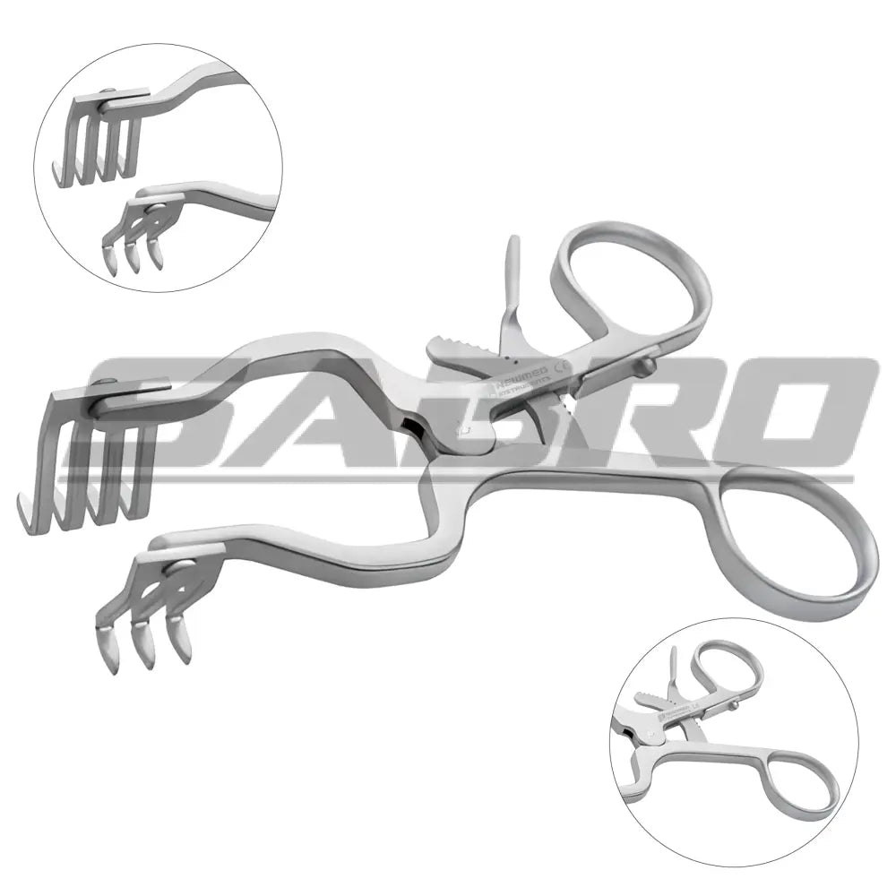 Ambidextrous Self-Retaining Retractors