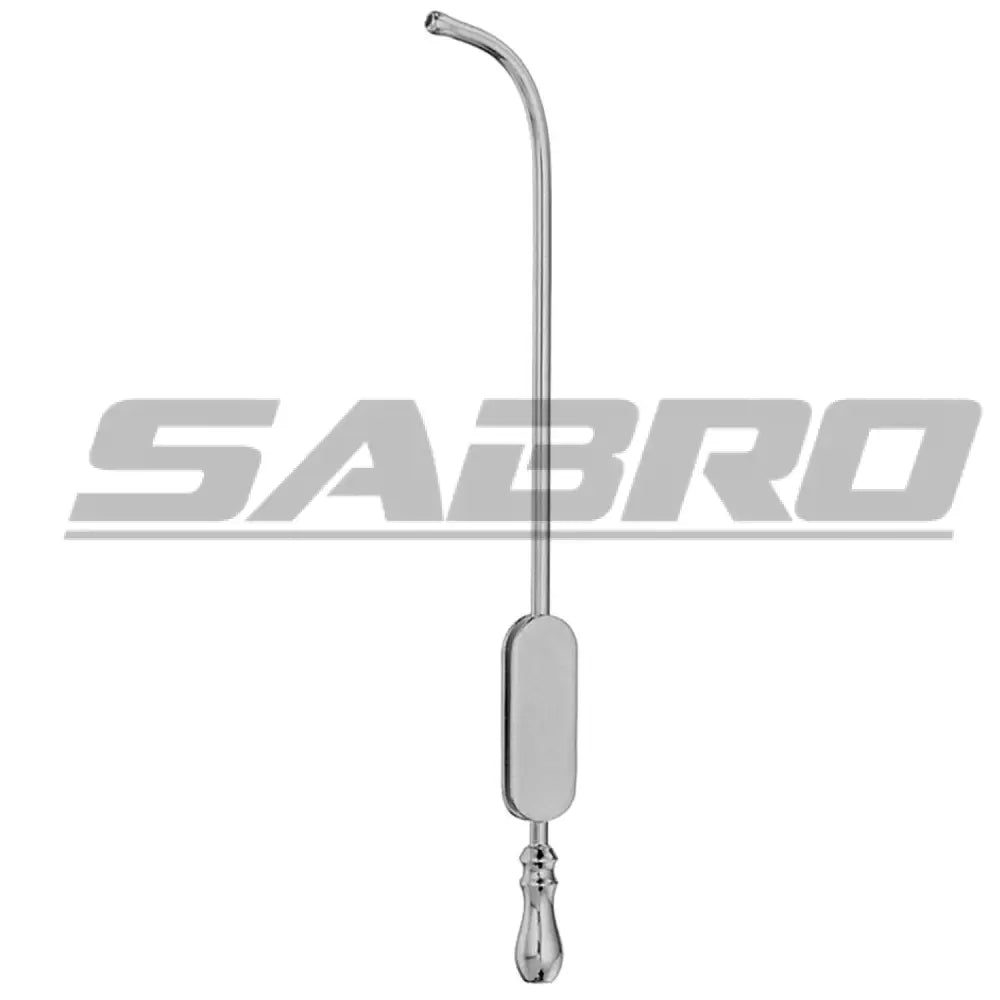 Antrum Suction Tube Curved 5.6’’ Length Reusable Stainless Steel
