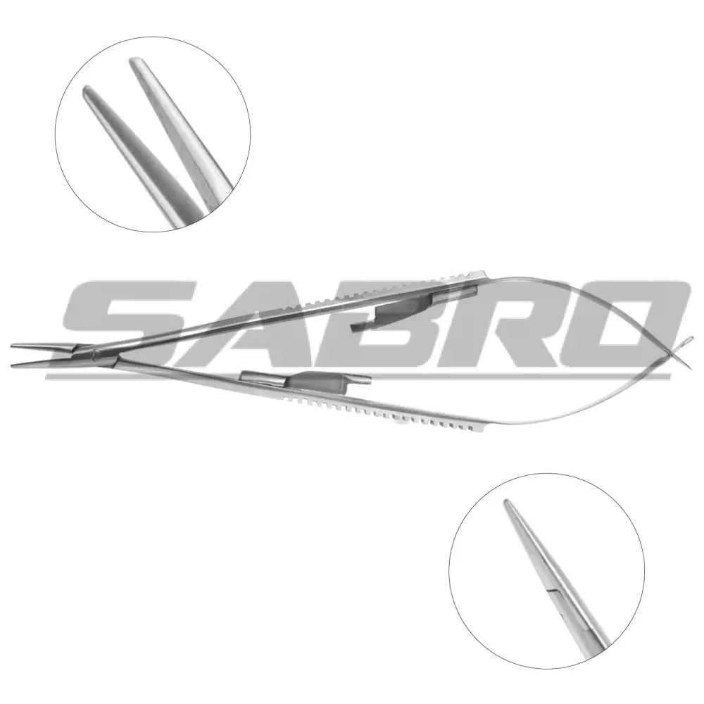 Barraquer Micro Needle Holder - Round Handle