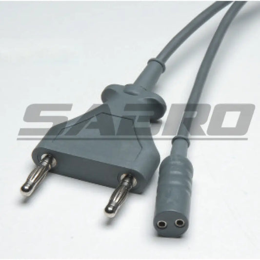 Bipolar Cable For Bipolar Forceps Valley Lab EMC 2 Pin Plug 10’ (3m) Length