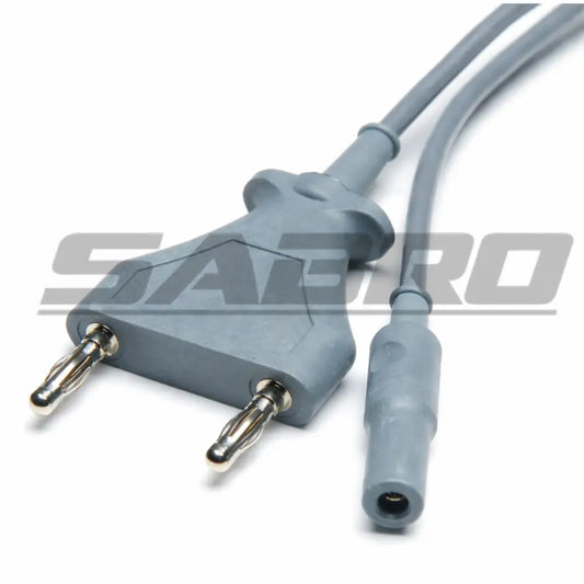 Bipolar Cable For Bipolar Scissors Valley Lab Lamidey EMC 2 Pin Prong 10’ (3m) Length