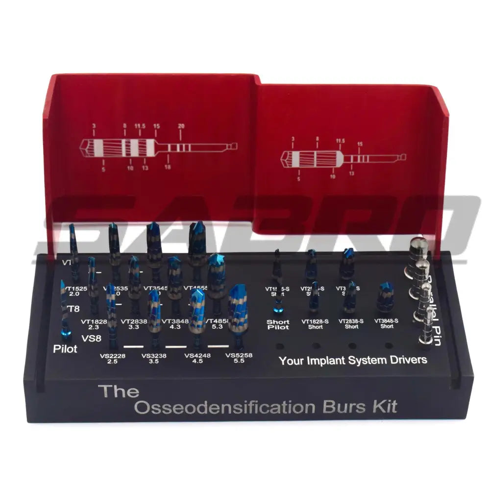 Bone Densification Bur Drills Dental Implant Kit (24pcs)