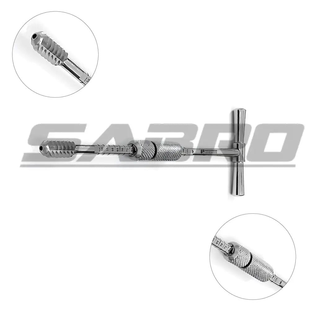 Bone Tap with Stopper – Stainless Steel