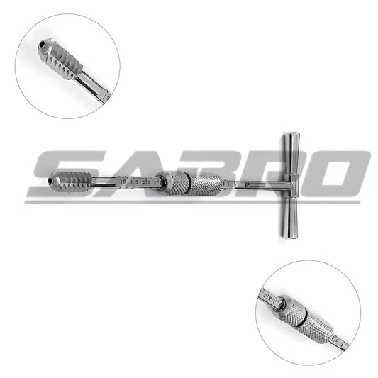 Bone Tap with Stopper – Stainless Steel