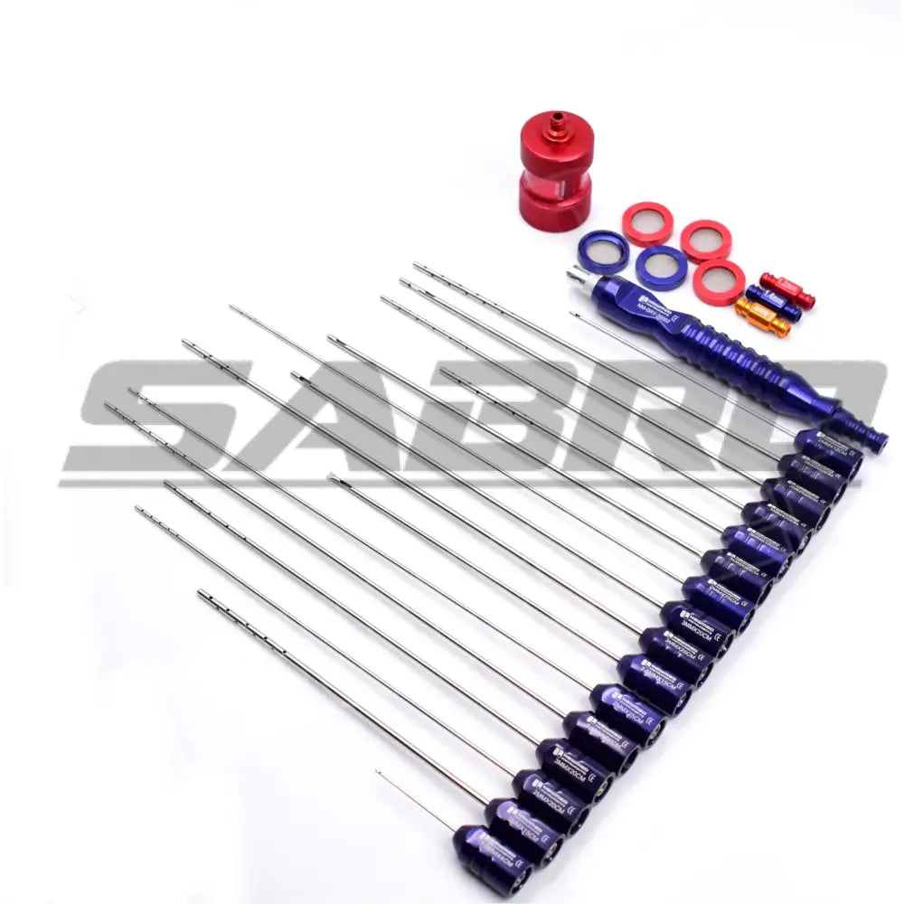 Breast Liposuction Cannula Set - Fat Injection & Harvesting Set for Breast