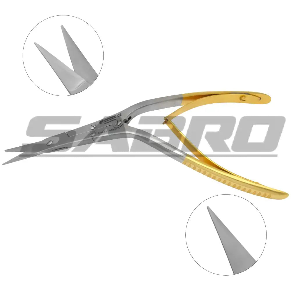 Caplan Septum Nasal Scissors Serrated Angled (Tungsten Carbide)