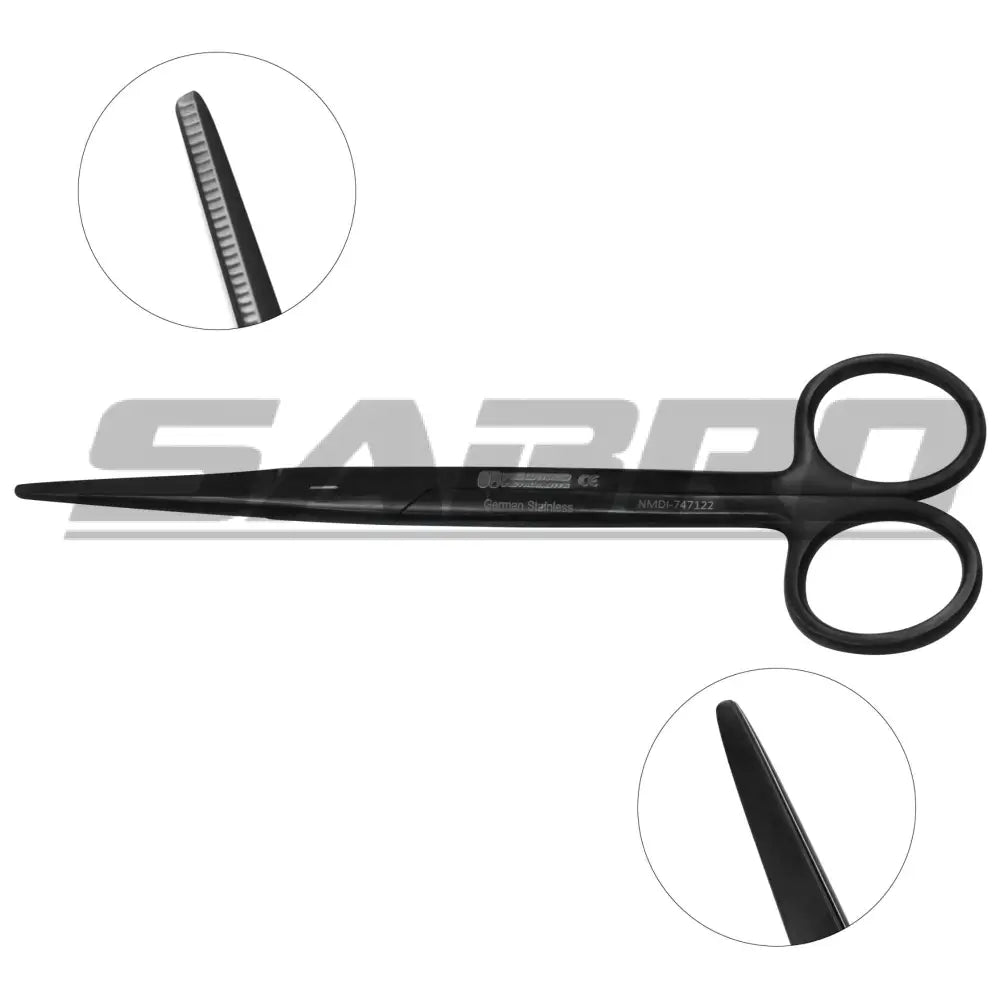 Ceramic Cut Mayo Scissors with Tungsten Carbide