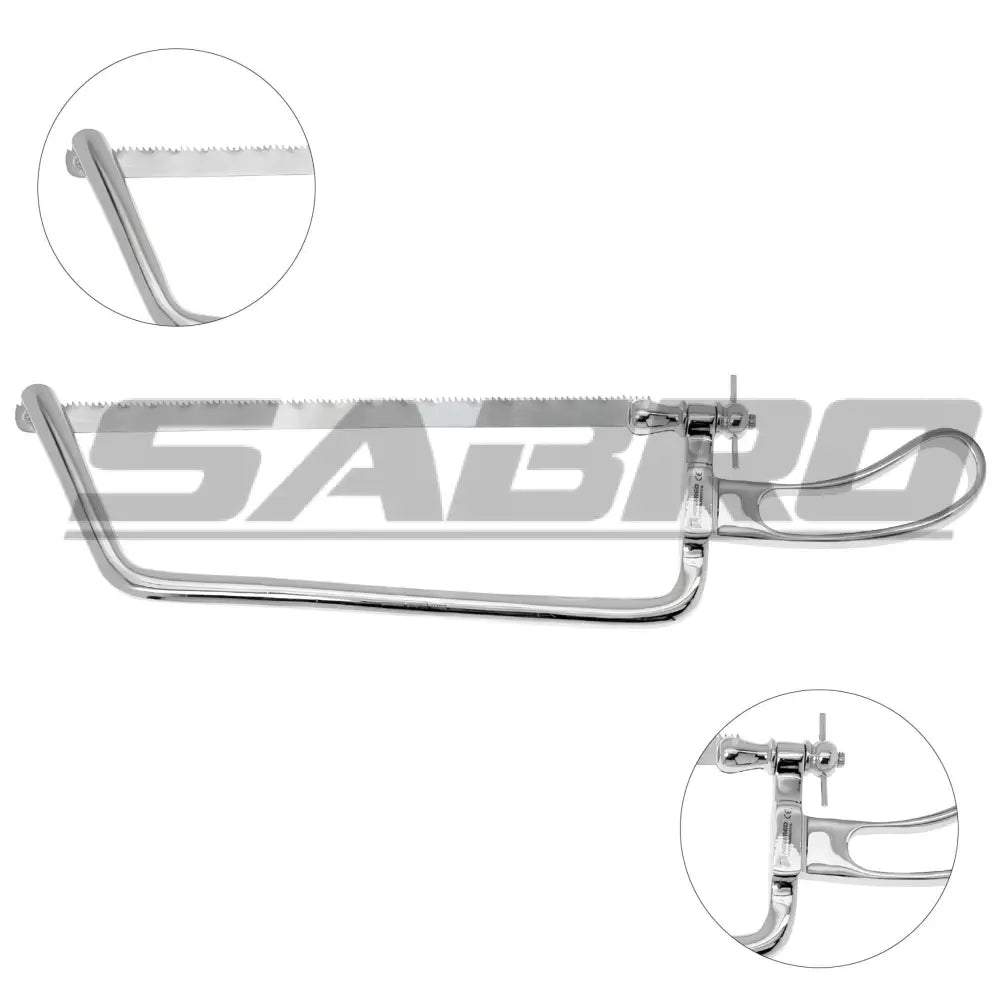 Charriere Amputation Saw Complete With Saw Blade 35cm -Stainless Steel