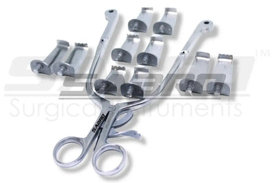 Cloward Retractor Set With 10 Blades