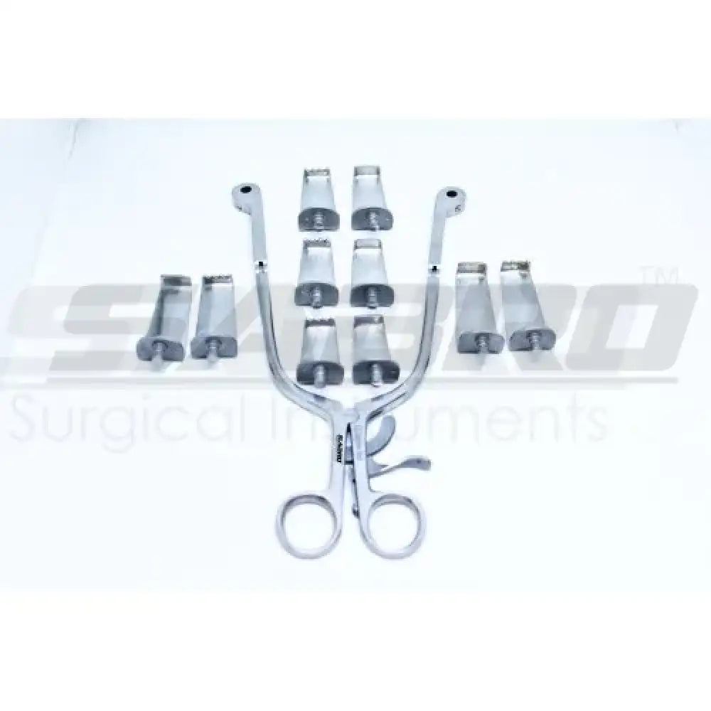 Cloward Retractor With 10 Detachable Blades Cloward Retractor With 10 Detachable Blades
