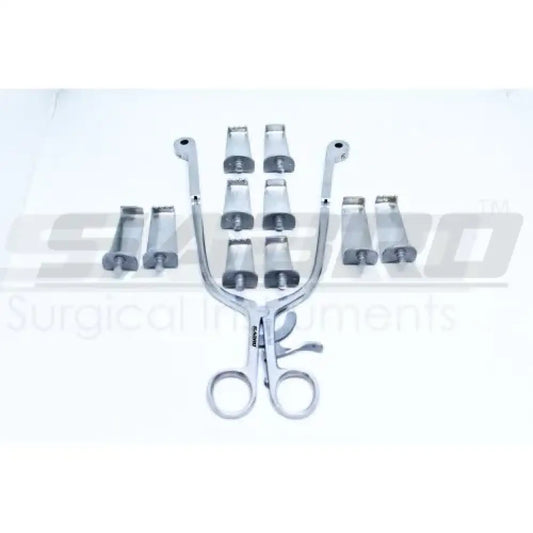 Cloward Retractor With 10 Detachable Blades Cloward Retractor With 10 Detachable Blades
