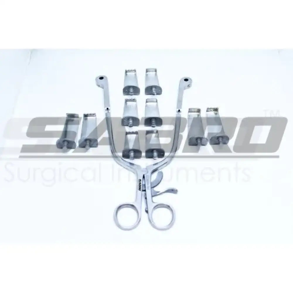 Cloward Retractor With 10 Detachable Blades Cloward Retractor With 10 Detachable Blades