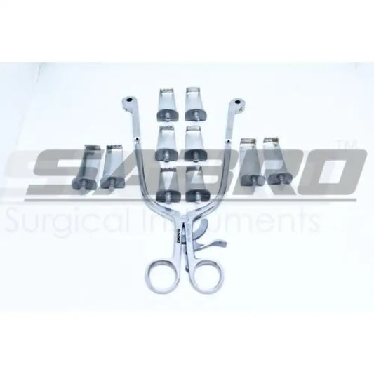 Cloward Retractor With 10 Detachable Blades Cloward Retractor With 10 Detachable Blades