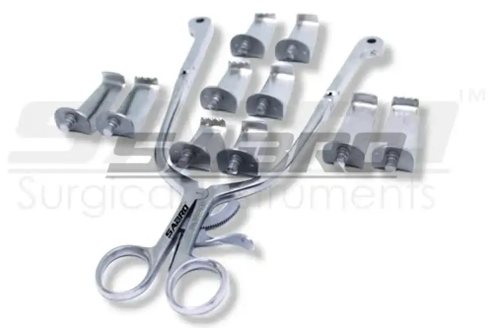 Cloward Retractor With 10 Detachable Blades Cloward Retractor With 10 Detachable Blades
