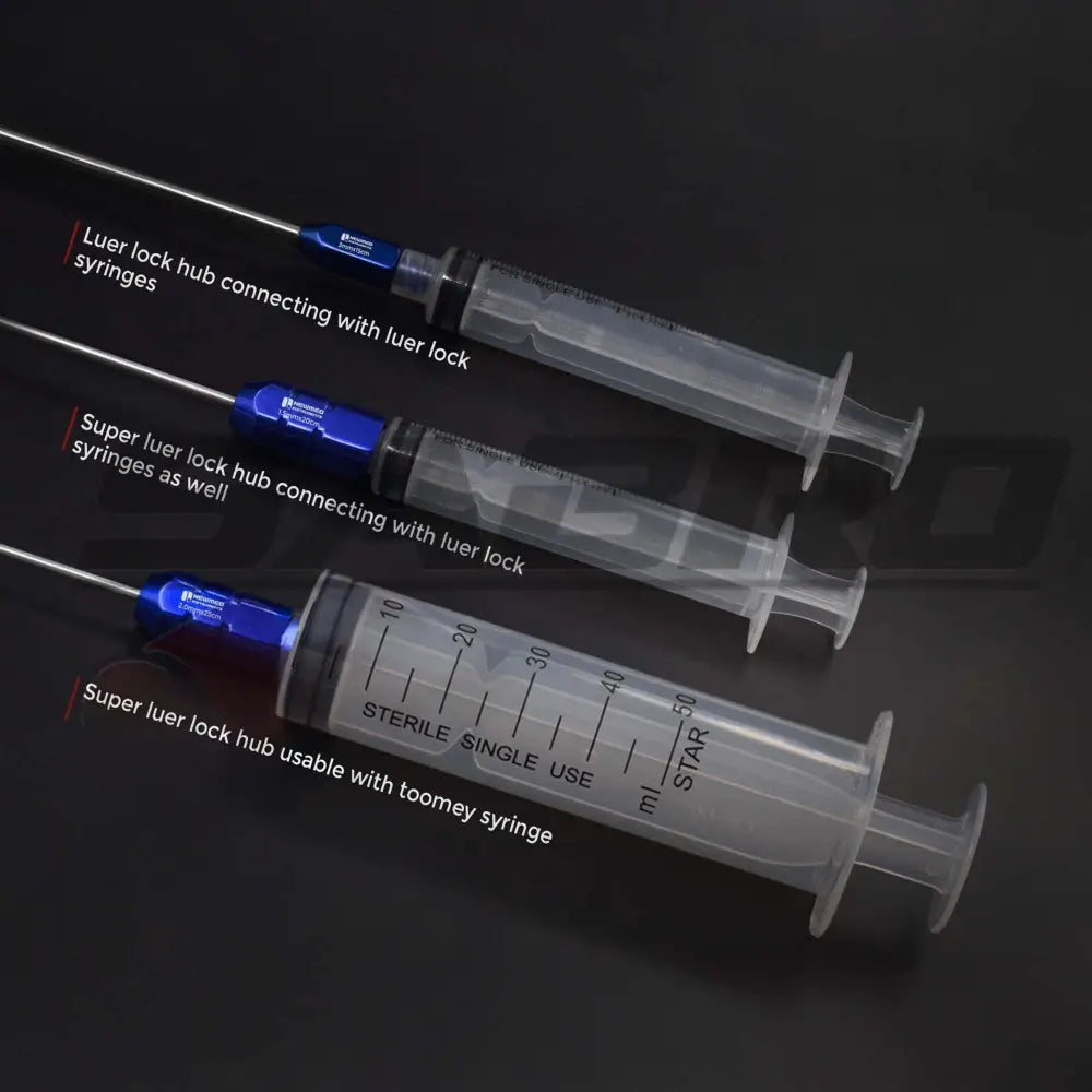 Coleman infiltration / Re-injection cannula - Single Port
