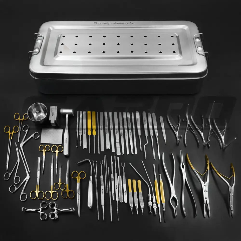 Complete Rhinoplasty Instruments Set of 69 Pcs (Nose Job Surgery Kit)