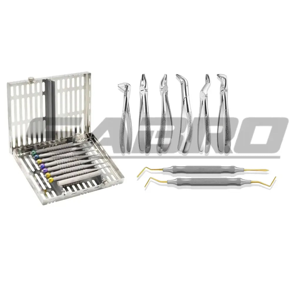 Complete Set of Apical Dental Instruments