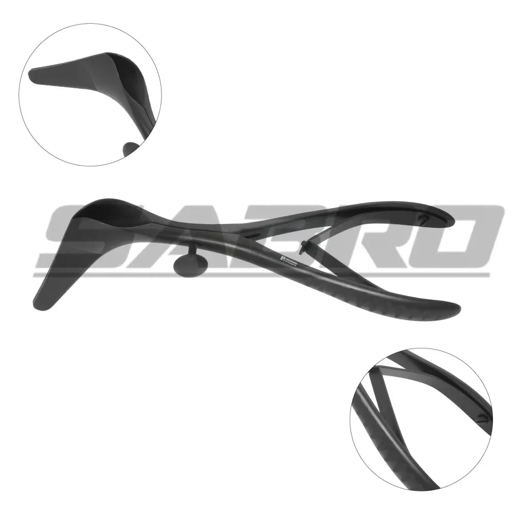 Cottle Septum Speculum Black Very Thin Blades with Setting Screw