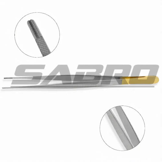 Debakey Needle Pulling Tissue Forceps - Tungsten Carbide