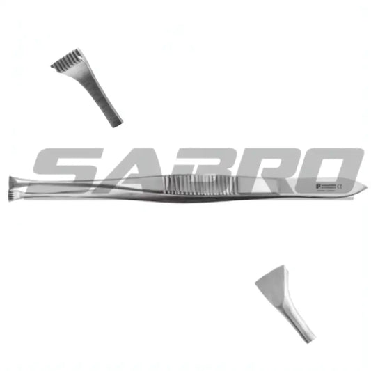 Graefe Fixation Forceps - Fine multiple atraumatic teeth