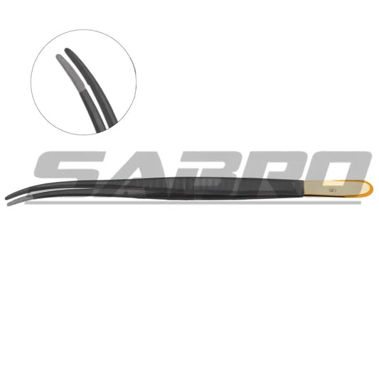 Maxwell Insulated Dressing Forceps - Tungsten Carbide Serrated