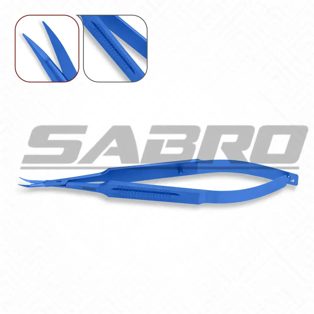 Micro Scissors Wide Flat Handle Titanium