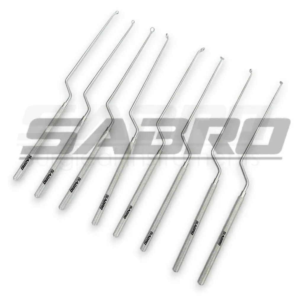 Pituitary Ring Curette Set Surgical Instruments