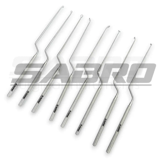 Pituitary Ring Curette Set Surgical Instruments
