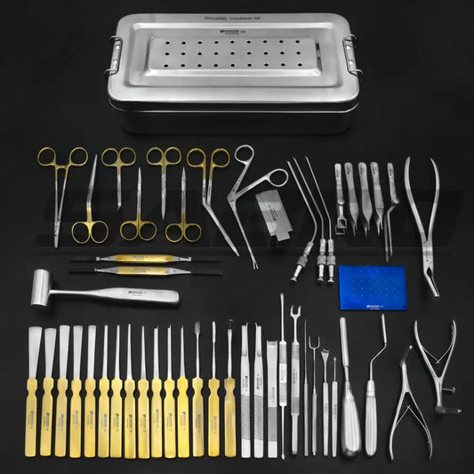 Rhinoplasty Instruments Set of 50 Pcs Complete Set of Nasal Surgery Tools
