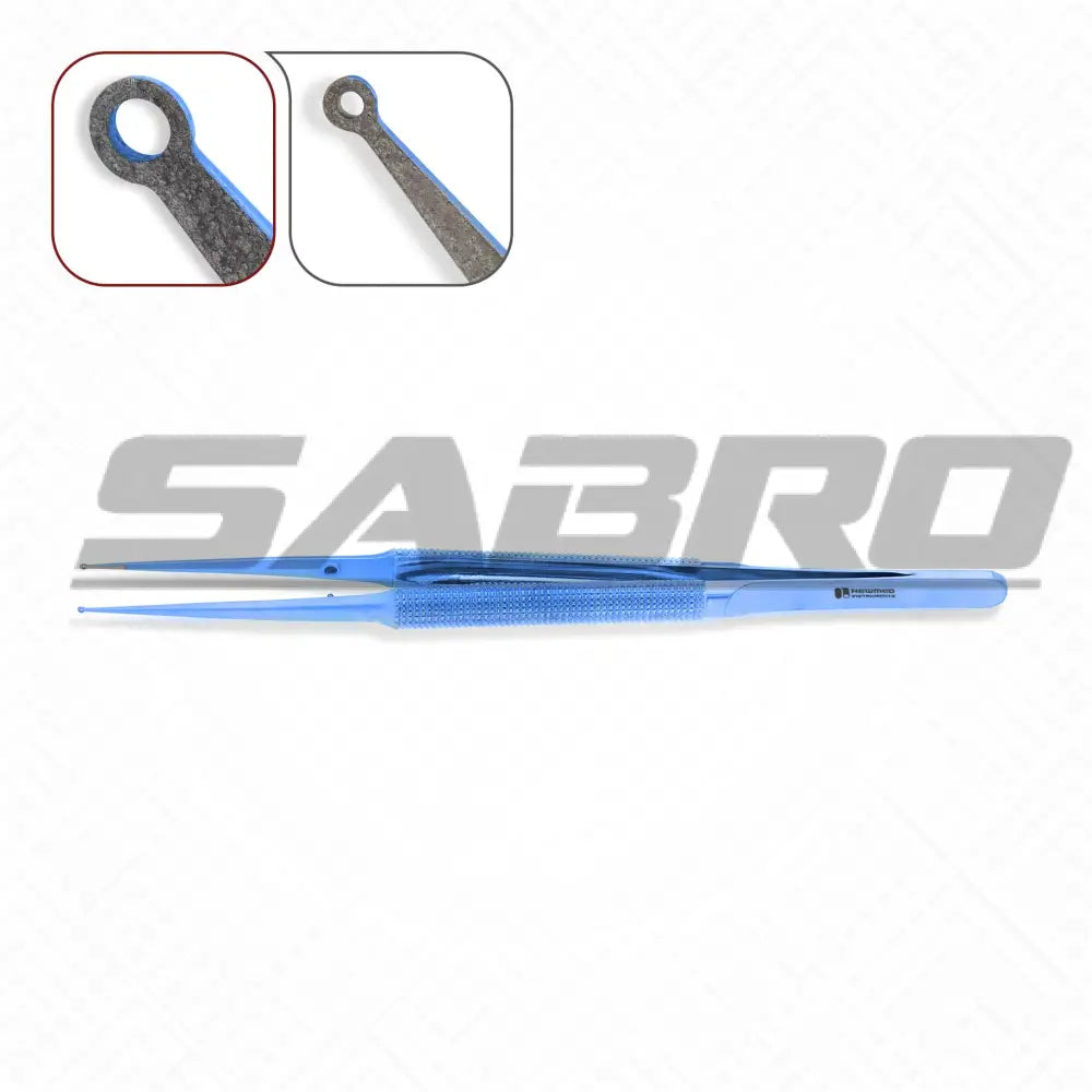 Ring tip Titanium Forceps Round Handle